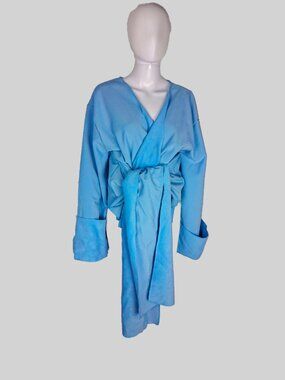 Oookies Wear Handmade Blue Kimono Style Swing Jacket